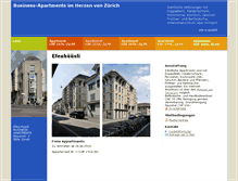 Tablet Screenshot of business-apartments.ch